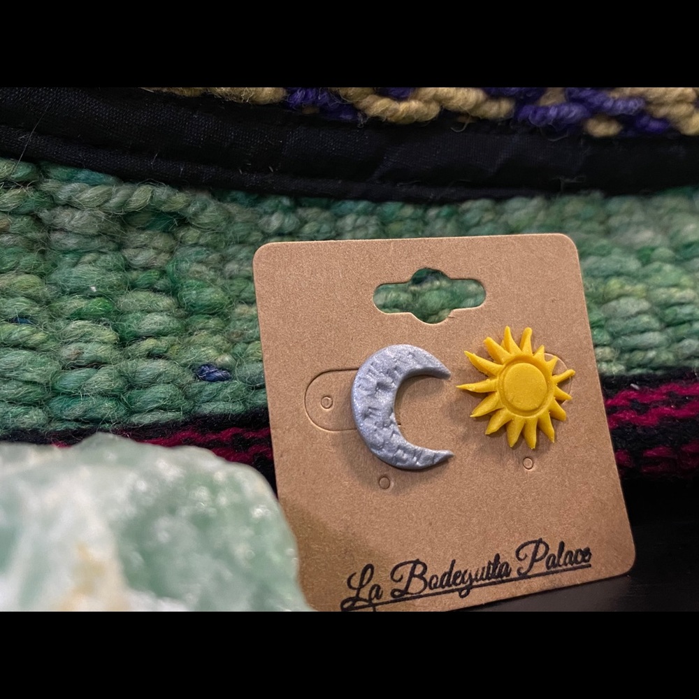 Moon & Sun Mismatched Studs
